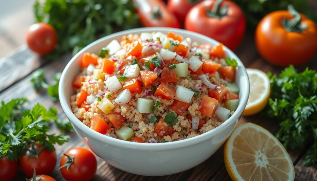 Bulgur wheat salad